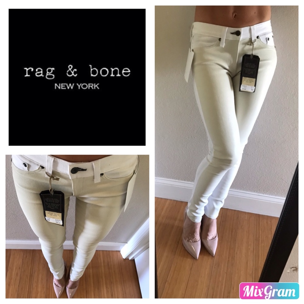 Rag & Bone Leather Jeans Jeggings